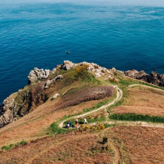 Cliff paths in the Jersey National Park