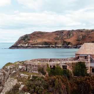 Historic fort on a clifftop